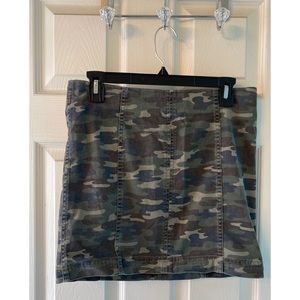 Camo Free People Skirt